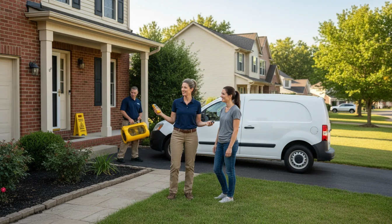 Water restoration image for Home Water Damage Repair in Brownsville, OR
